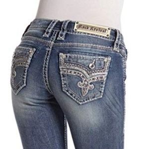 Rock Revival Betty Easy Bootcut Embellished Jeans